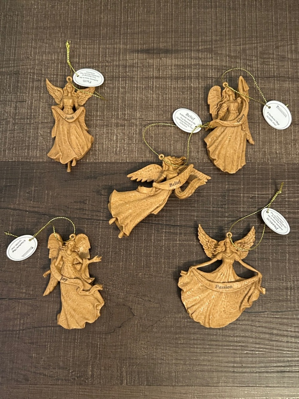 NWT Hawthorne Village True Meaning of Christmas Collection Set of 5 Ornaments